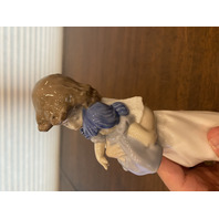 VTG NAO By LLADRO WE'RE SLEEPY  Glossy Porcelain Figurine #1107 8.25"H SPAIN