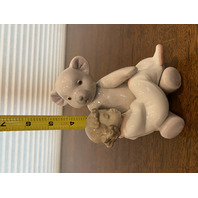 VTG NAO By LLADRO BIG BEAR HUG  Glossy Porcelain Figurine #1477 5"H SPAIN