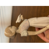 VTG LLADRO 1991 Collectors Society SUMMER STROLL Glossy Figurine #7611 9"H