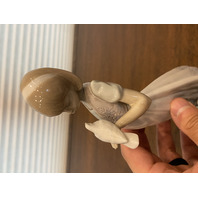 VTG LLADRO 1991 Collectors Society SUMMER STROLL Glossy Figurine #7611 9"H