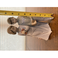 VTG NAO By LLADRO SCHOOL COMPANIONS Glossy Porcelain Figurine #1420 8.75"H SPAIN