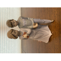 VTG NAO By LLADRO SCHOOL COMPANIONS Glossy Porcelain Figurine #1420 8.75"H SPAIN