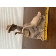 BEAUTIFUL VTG LLADRO TRYING TO EAT Glossy Figurine #5034 9.5"H