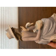 BEAUTIFUL VTG LLADRO TRYING TO EAT Glossy Figurine #5034 9.5"H