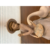 BEAUTIFUL VTG LLADRO TRYING TO EAT Glossy Figurine #5034 9.5"H