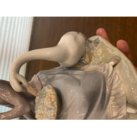 BEAUTIFUL VTG LLADRO TRYING TO EAT Glossy Figurine #5034 9.5"H