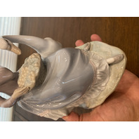 BEAUTIFUL VTG LLADRO TRYING TO EAT Glossy Figurine #5034 9.5"H