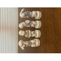 SET(4) VTG BING & GRONDAHL Kid/Baby Pains Porcelain Figurines 4.5"H DENMARK