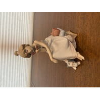 VTG LLADRO CHIT CHAT Girl W/Dog Glossy Figurine #5466 7.75"H SPAIN