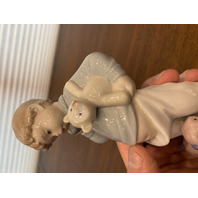 VTG NAO By LLADRO HELLO MOMMY Glossy Porcelain Figurine #1044 7.25"H SPAIN