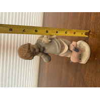 VTG NAO By LLADRO HELLO MOMMY Glossy Porcelain Figurine #1044 7.25"H SPAIN