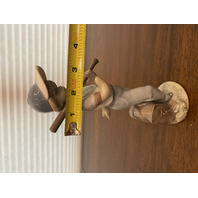 VTG LLADRO 1990 COLLECTORS SOCIETY CAN I PLAY Glossy Figurine #7610 8.25"H