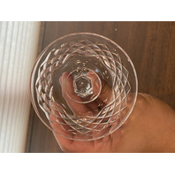 VTG WATERFORD Crystal TYRONE Champagne/Tall Sherbet Glasses SIGNED 4.75"H PAIR