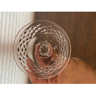 VTG WATERFORD Crystal TYRONE Champagne/Tall Sherbet Glasses SIGNED 4.75"H PAIR