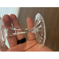 VTG WATERFORD Crystal TYRONE Champagne/Tall Sherbet Glasses SIGNED 4.75"H PAIR