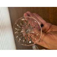 BEAUTIFUL WATERFORD Crystal LISMORE Decanter 13" + 8 Claret Wine Glasses SET(9)