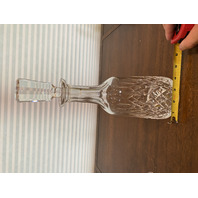 BEAUTIFUL WATERFORD Crystal LISMORE Decanter 13" + 8 Claret Wine Glasses SET(9)
