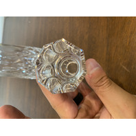 BEAUTIFUL WATERFORD Crystal LISMORE Decanter 13" + 8 Claret Wine Glasses SET(9)