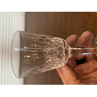 BEAUTIFUL WATERFORD Crystal LISMORE Decanter 13" + 8 Claret Wine Glasses SET(9)
