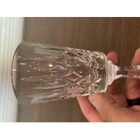 SET (11) VTG BEAUTIFUL Stuart Crystal GLENDEVON Wine Glasses 6.5"H SIGNED