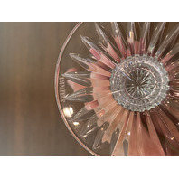 SET (11) VTG BEAUTIFUL Stuart Crystal GLENDEVON Wine Glasses 6.5"H SIGNED