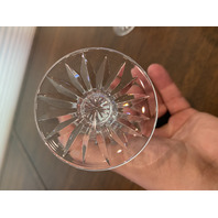 BEAUTIFUL SET(9) VTG WATERFORD Crystal KENMARE Claret Wine Glasses SIGNED 6"H
