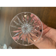 BEAUTIFUL SET(9) VTG WATERFORD Crystal KENMARE Claret Wine Glasses SIGNED 6"H
