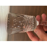 BEAUTIFUL SET(9) VTG WATERFORD Crystal KENMARE Claret Wine Glasses SIGNED 6"H
