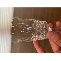 BEAUTIFUL SET(9) VTG WATERFORD Crystal KENMARE Claret Wine Glasses SIGNED 6"H