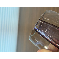 PAIR Of Small Sommerso Modern Crystal Art Glass Vases 3.5"H