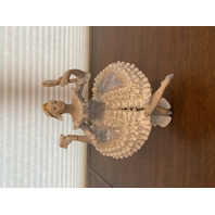 VTG Laced Fine Porcelain Ballerina Lady Figurine 10.5"H DAMAGED