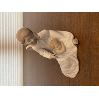VTG LLADRO MY GUARDIAN ANGEL Glossy Porcelain Figurine #6961 W/BOX 5.5"H