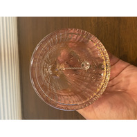 BEAUTIFUL VTG Imperial Glass Pink Iridescent Colonial Lady Glass Bell 6"H