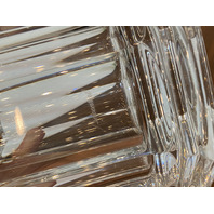 STUNNING BACCARAT Crystal HARCOURT 1841 Vase W/Gold Trim SIGNED W/BOX 12.5"H