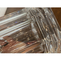 STUNNING BACCARAT Crystal HARCOURT 1841 Vase W/Gold Trim SIGNED W/BOX 12.5"H