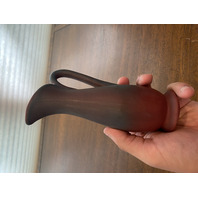 VTG VAN BRIGGLE Mulberry Art Pottery Ewer Vase SIGNED 7"H