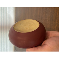 VTG VAN BRIGGLE Mulberry Smooth Shallow Art Pottery Bowl SIGNED 5.5"W