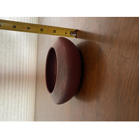 VTG VAN BRIGGLE Mulberry Smooth Shallow Art Pottery Bowl SIGNED 5.5"W