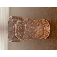 STUNNING VTG Imperial Glass Pink Iridescent TIGER LILY Pitcher, 7 Glasses SET(8)
