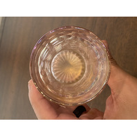 STUNNING VTG Imperial Glass Pink Iridescent TIGER LILY Pitcher, 7 Glasses SET(8)