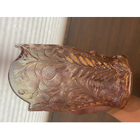 STUNNING VTG Imperial Glass Pink Iridescent TIGER LILY Pitcher, 7 Glasses SET(8)