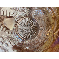STUNNING VTG Imperial Glass Pink Iridescent TIGER LILY Pitcher, 7 Glasses SET(8)