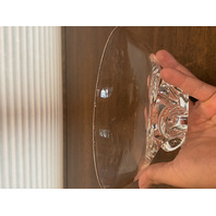 VTG Donald Pollard For STEUBEN 8059 Trillium Floret Crystal Bowl 7.75"W SIGNED