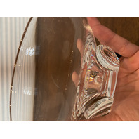 VTG Donald Pollard For STEUBEN 8059 Trillium Floret Crystal Bowl 7.75"W SIGNED