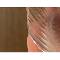 GORGEOUS SmallLALIQUE Crystal Frosted Clear Fish Paperweight 2"L FRANCE