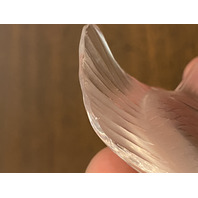 GORGEOUS SmallLALIQUE Crystal Frosted Clear Fish Paperweight 2"L FRANCE