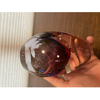 BEAUTIFUL VTG MURANO FLAVIO POLI Multicolored Sommerso Faceted Vase 5.5"H ITALY