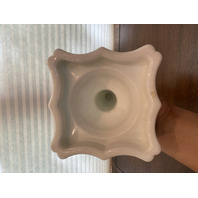 BEAUTIFUL VINTAGE FENTON Cranberry Opalescent COIN DOT Oil Lamp 17.5"H