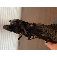 VTG HEAVY BRONZE FREDERIC REMINGTON MOUNTAIN MAN Sculpture SIGNED 11"H DAMAGED