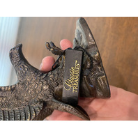 BEAUTIFUL VTG Bronze Flying Eagle Sculpture 8"H